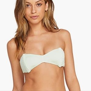 Volcom Women's Standard Smock That Bandeau Bikini Swimsuit Top